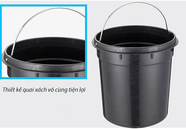Sọt nhựa có quai xách nên vô cùng tiện lợi
