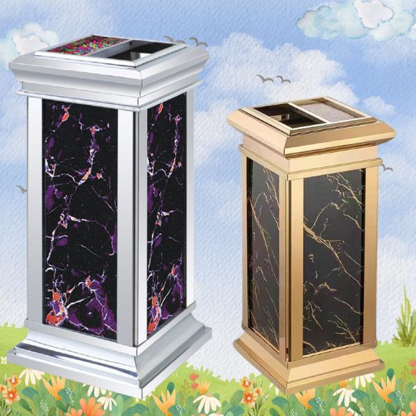 Hành Tinh Xanh có nhiều mẫu thùng rác giả đá