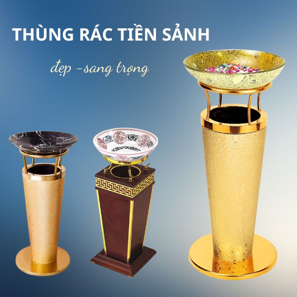 Hành Tinh Xanh luôn có sẵn thùng rác tiền sảnh đẹp, chất lượng