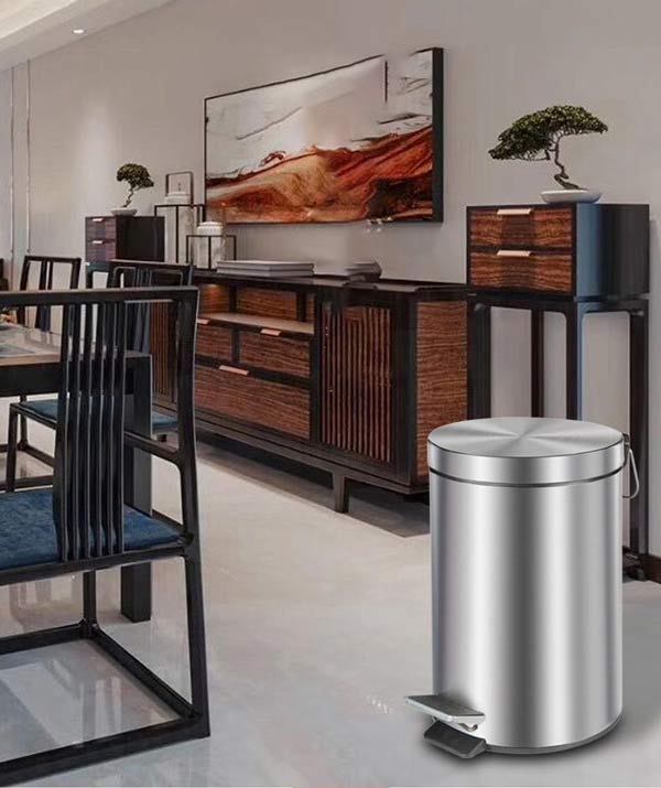Thùng rác inox đạp chân 20L