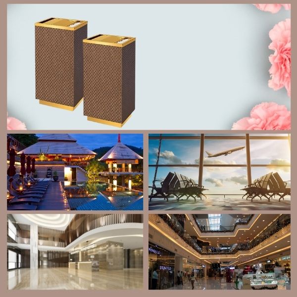 Mẫu thùng rác có thể trở thành điểm nhấn cho nhiều không gian