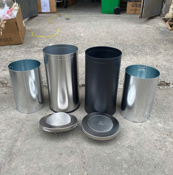 Thùng rác inox nắp bập bênh Paloca