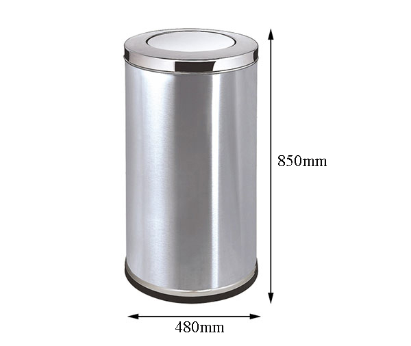 Thông số kích thước thùng rác inox lớn