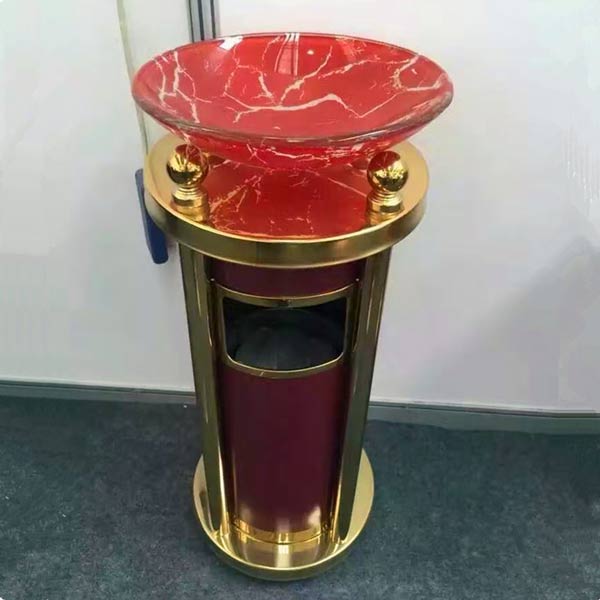 Hình ảnh chụp khi đưa thùng rác khay thủy tinh vào sử dụng