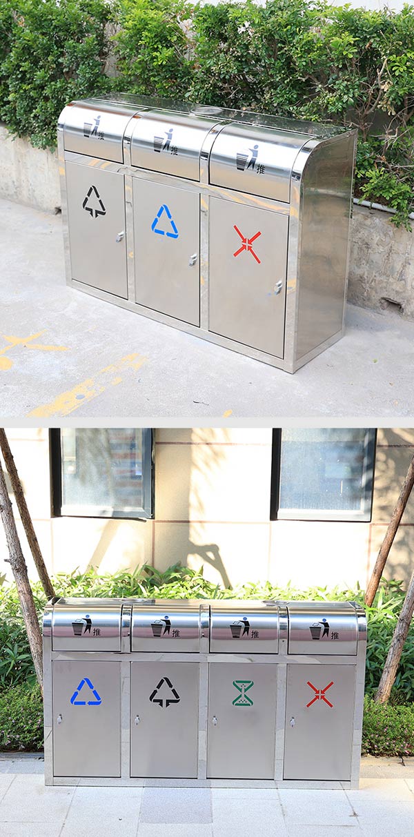 Liên hệ Hành Tinh Xanh để đặt mua thùng rác inox nắp đẩy