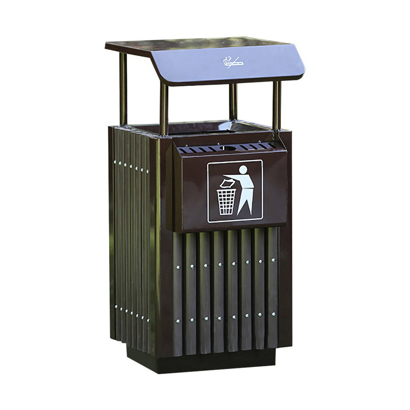 Thùng rác giả gỗ 1 ngăn