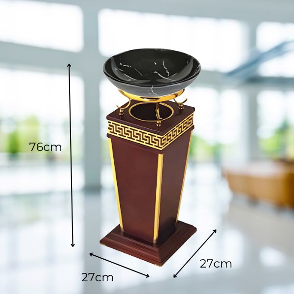 Kích thước thùng rác gọn gàng, dễ bày biện tại khu vực sử dụng