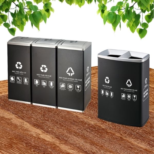Mẫu thùng rác phân loại của Hành Tinh Xanh