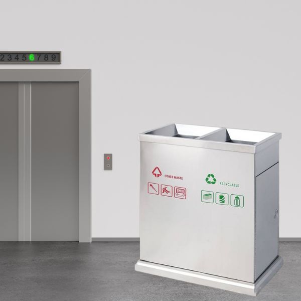 Thùng rác thiết kế đẹp, chắc chắn và vuông vức