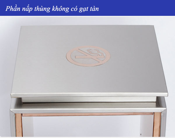 Thùng rác sảnh khách sạn không gạt tàn
