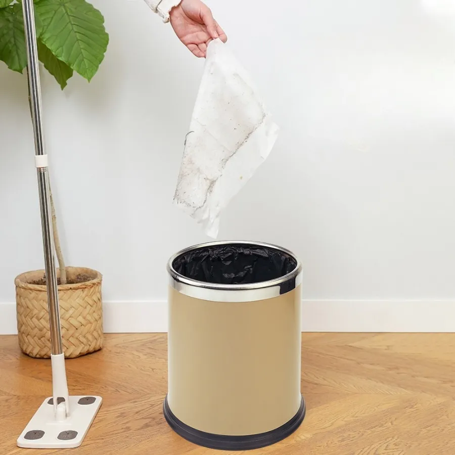 Thùng rác không nắp dễ dàng bỏ rác vào trong