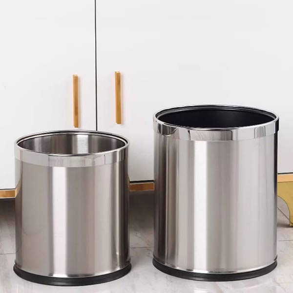 Sọt rác văn phòng làm việc bằng inox luôn được ưa chuộng