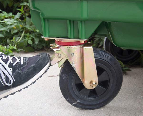Bánh xe thùng rác chính hãng, phù hợp với hầu hết xe dung tích 660L