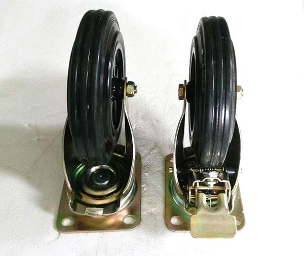 Hình ảnh bánh xe thay thế cho thùng rác