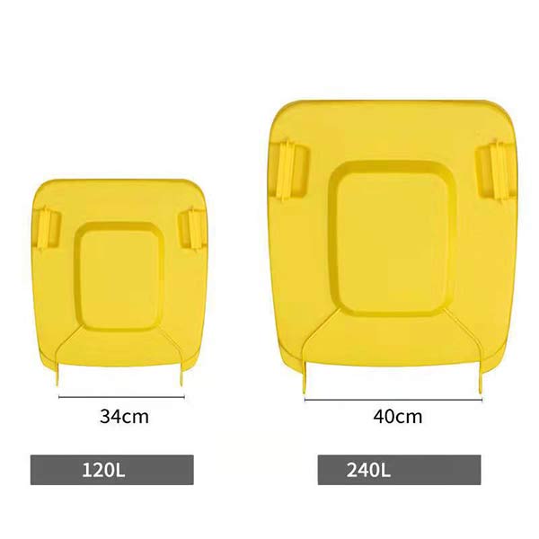 Sử dụng cho thùng rác nhựa HDPE 120l, 240l