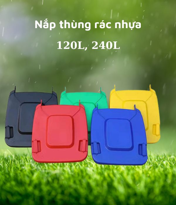 Nắp thùng rác nhựa thay thế được Hành Tinh Xanh cung cấp