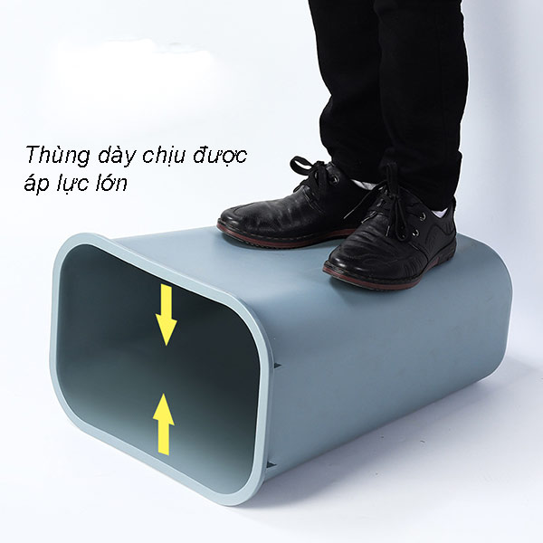 Nhựa PP mang lại độ bền cao cho sọt để rác