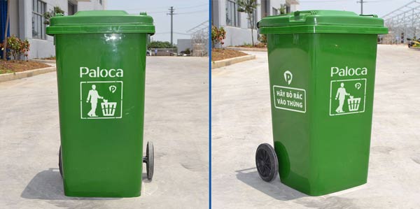 Thùng rác màu xanh lá 240 lit bán chạy nhất