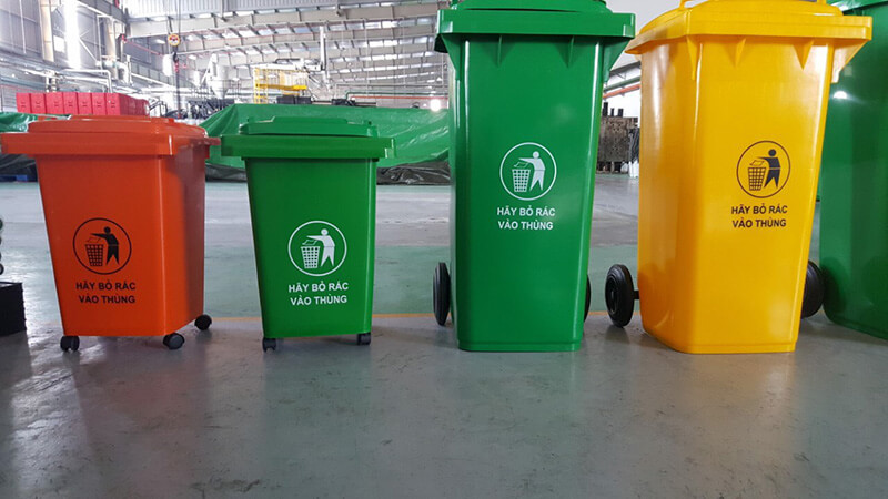 Thùng đựng rác công nghiệp có dung tích lớn