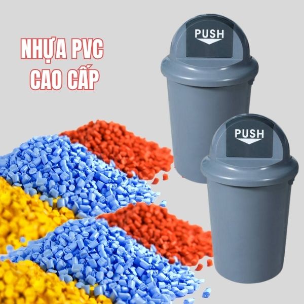 Thùng rác sản xuất từ nhựa PVC