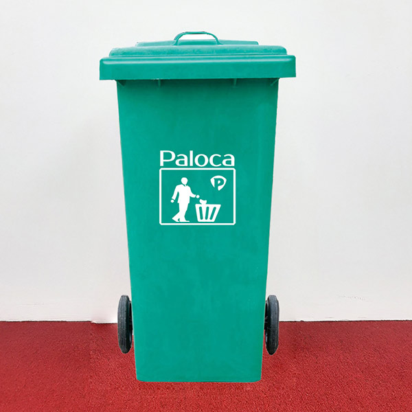 Thùng rác nhựa Composite 120L được sử dụng tại nhiều không gian