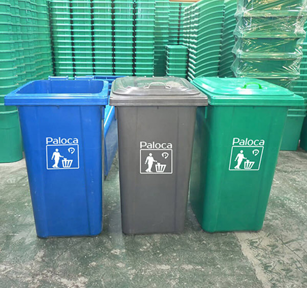 Các màu sắc khác của thùng rác nhựa composite 240 lít