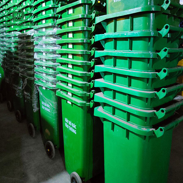 Thùng rác nhựa 120 lít HDPE