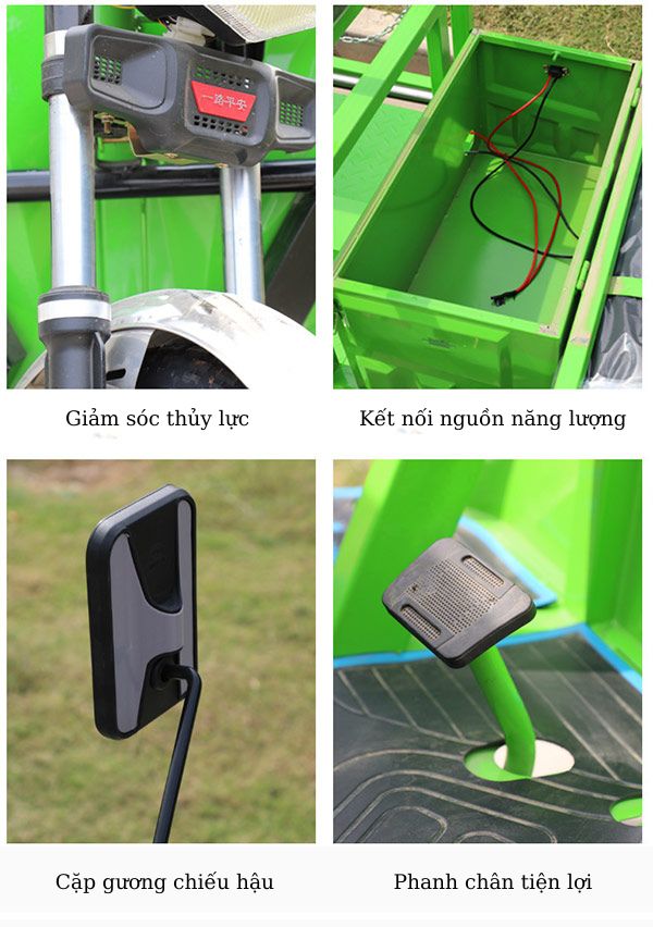 Xe điện chở rác 3 bánh