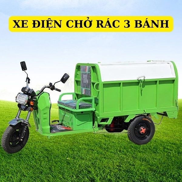 Xe điện chở rác 3 bánh