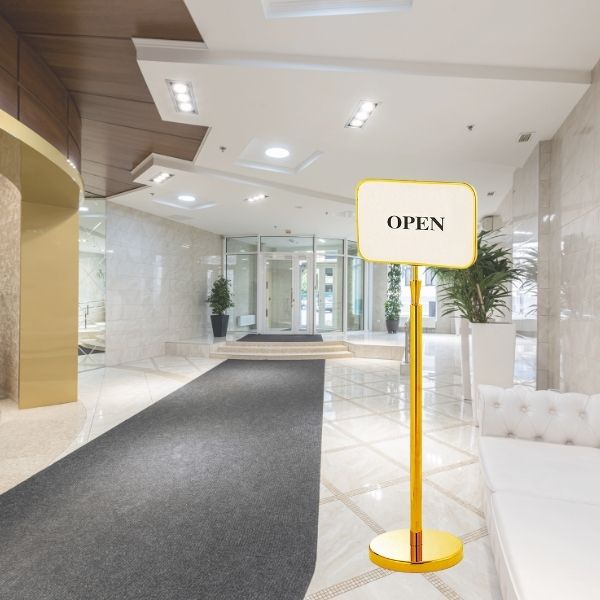 Mẫu bảng chỉ dẫn thông tin đặt sảnh sự kiện