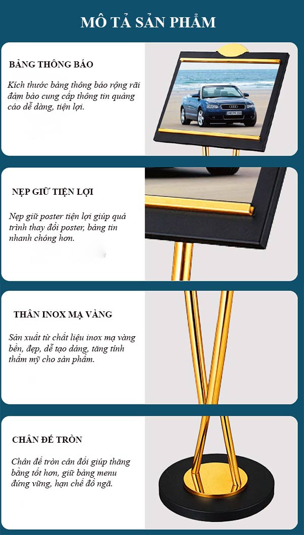 Chi tiết từng đặc điểm bộ phận cấu thành bảng thông tin chỉ dẫn