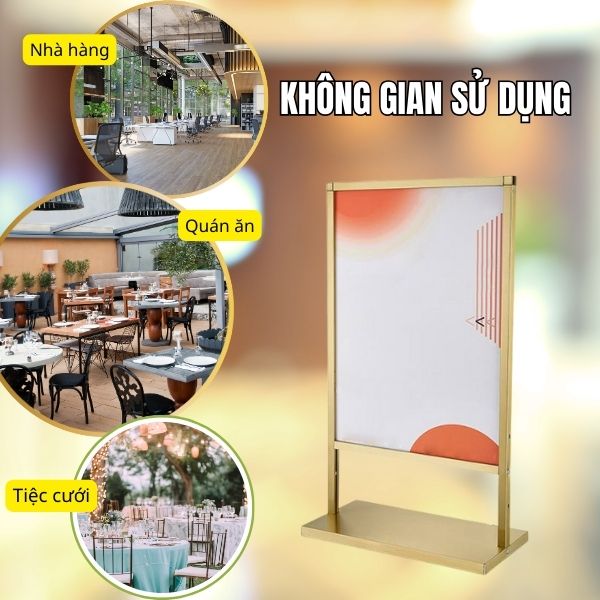 Bảng Standee cung cấp thông tin cho nhiều khu vực công cộng