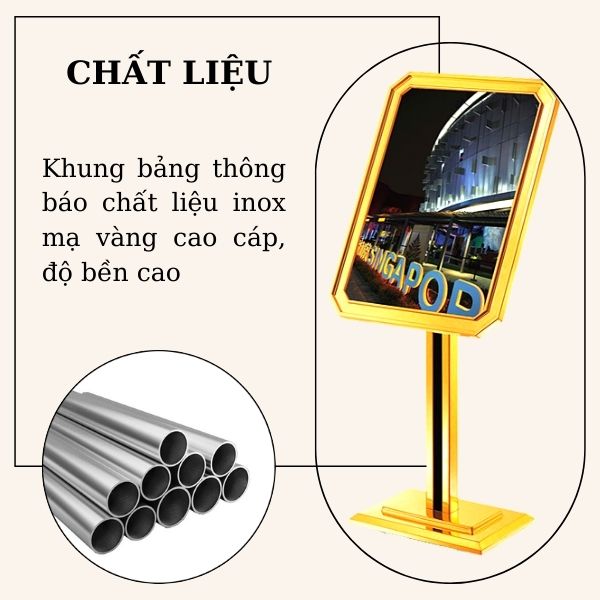 Chất liệu bảng thông báo