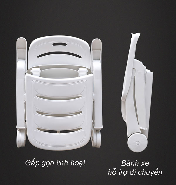 Ghế hồ bơi gấp gọn, linh hoạt khi di chuyển