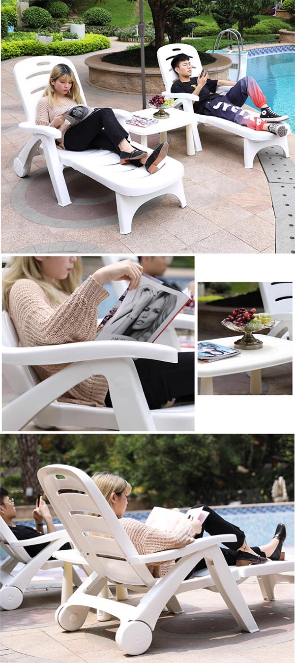 Ghế nhựa hồ bơi được nhiều người ưa chuộng sử dụng