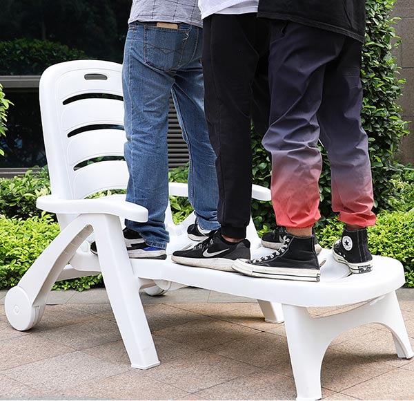 Ghế hồ bơi nhựa cao cấp chịu được trọng lượng nặng lớn