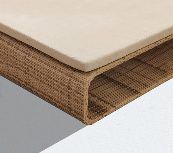 Ghế hồ bơi nhựa giả mây