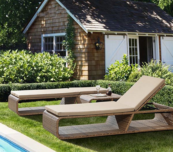 Mẫu ghế tắm nắng cho hồ bơi, sân vườn