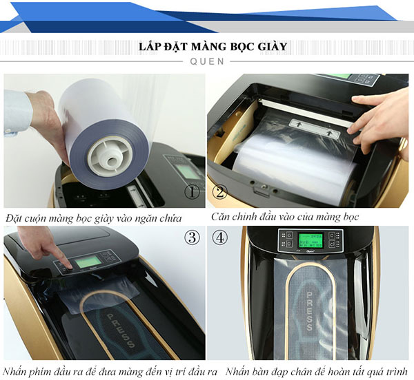 Hướng dẫn cách thay màng bọc giày