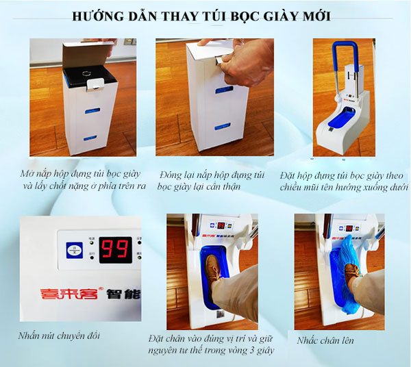 Hướng dẫn bạn thay hộp bọc giày mới