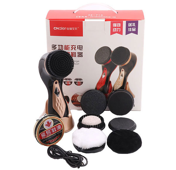 Trọn bộ máy chà giày mini cầm tay đang bán ở Hành Tinh Xanh