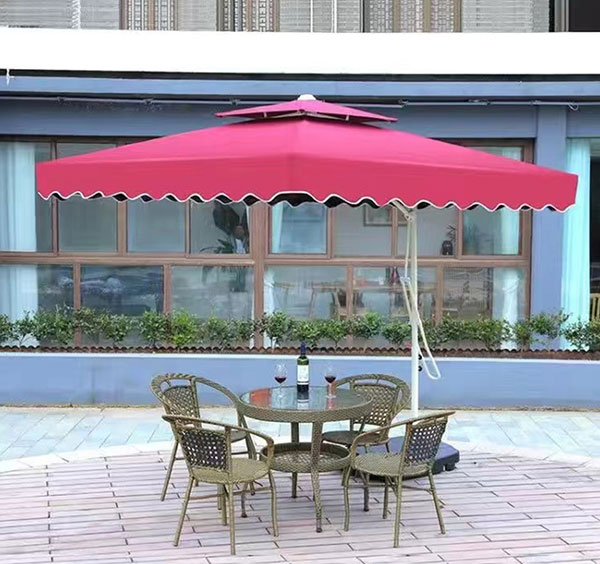 Mẫu ô dù lệch tâm che nắng chắc chắn, bền đẹp