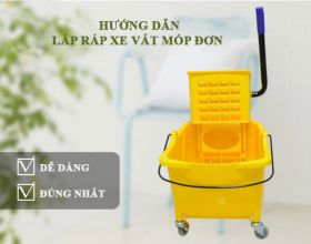 Hướng dẫn lắp ráp xe vắt móp đơn: Chi tiết, đúng nhất