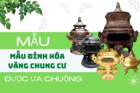 Tổng hợp các mẫu đỉnh hóa vàng cho chung cư hiện nay