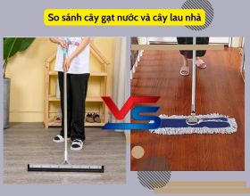 Sự khác biệt giữa cây gạt nước sàn nhà và cây lau sàn nhà