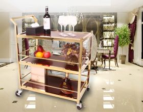 Kinh nghiệm chọn mua xe đẩy rượu inox không phải ai cũng biết