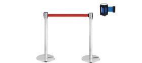 Có nên sử dụng cột chắn inox trắng dây đỏ 5m   