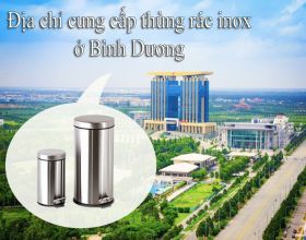 Đại lý cung cấp thùng rác inox ở Bình Dương 