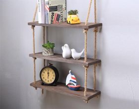 Tái sử dụng đồ cũ làm kệ để sách handmade