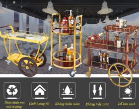 Kinh nghiệm lựa chọn đơn vị cung cấp xe đẩy rượu uy tín 100%